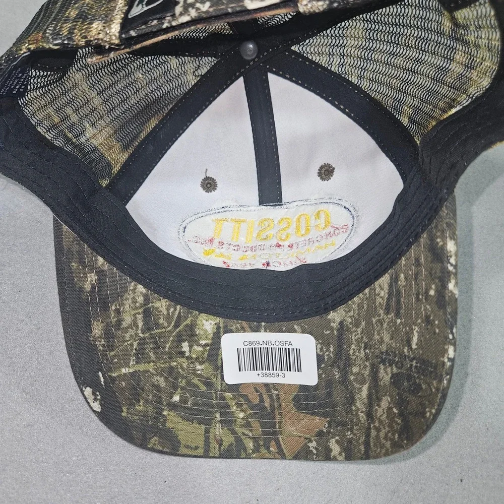 Port Authority VTG Cossitt Concrete Trucker Hat Camo Mesh Back Cap Sz OSFA